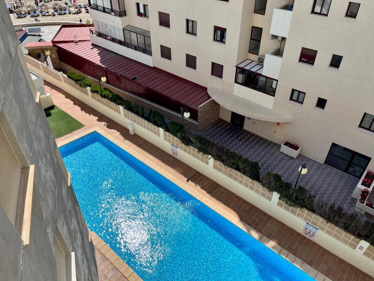 Modern Apartment On The Beach With Pool Calpe Eksteriør bilde
